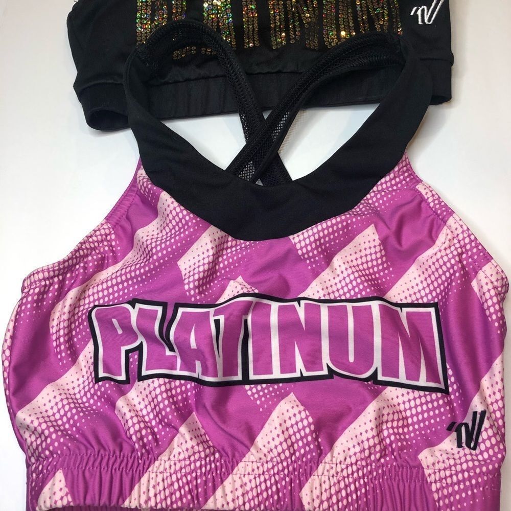 Varsity Spirit Platinum sports bras set of 2 - Picture 6 of 10